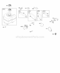 Part Location Diagram of 791834 Briggs and Stratton Line-Fuel